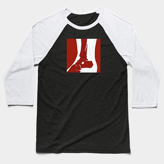 Bones #1 Baseball T-Shirt by theartfulscientist